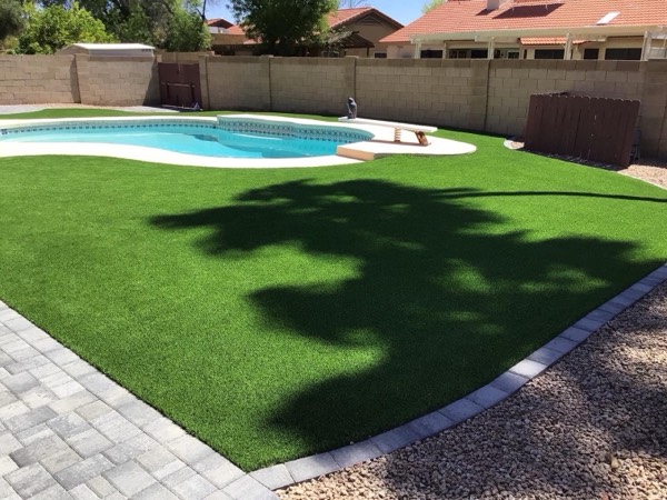 Artificial turf installation in Arizona by Green Forever Arizona